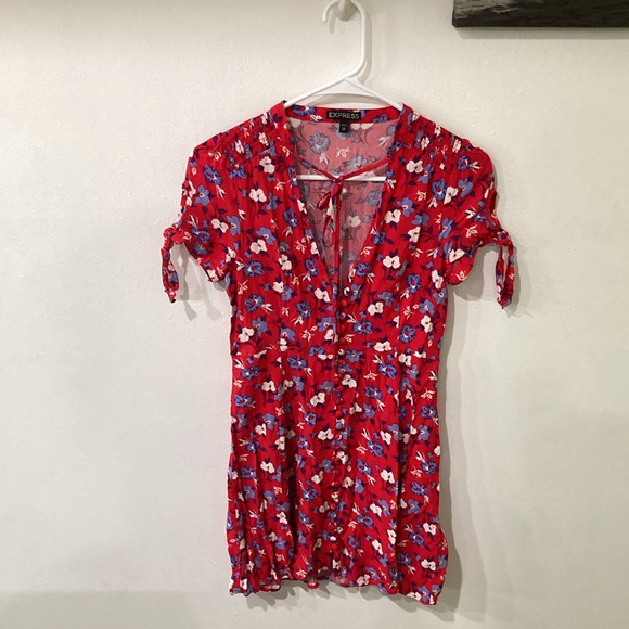 Stunning vibrant button front dress - Picture 3 of 12